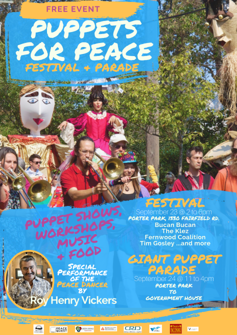2017 Puppets for Peace poster